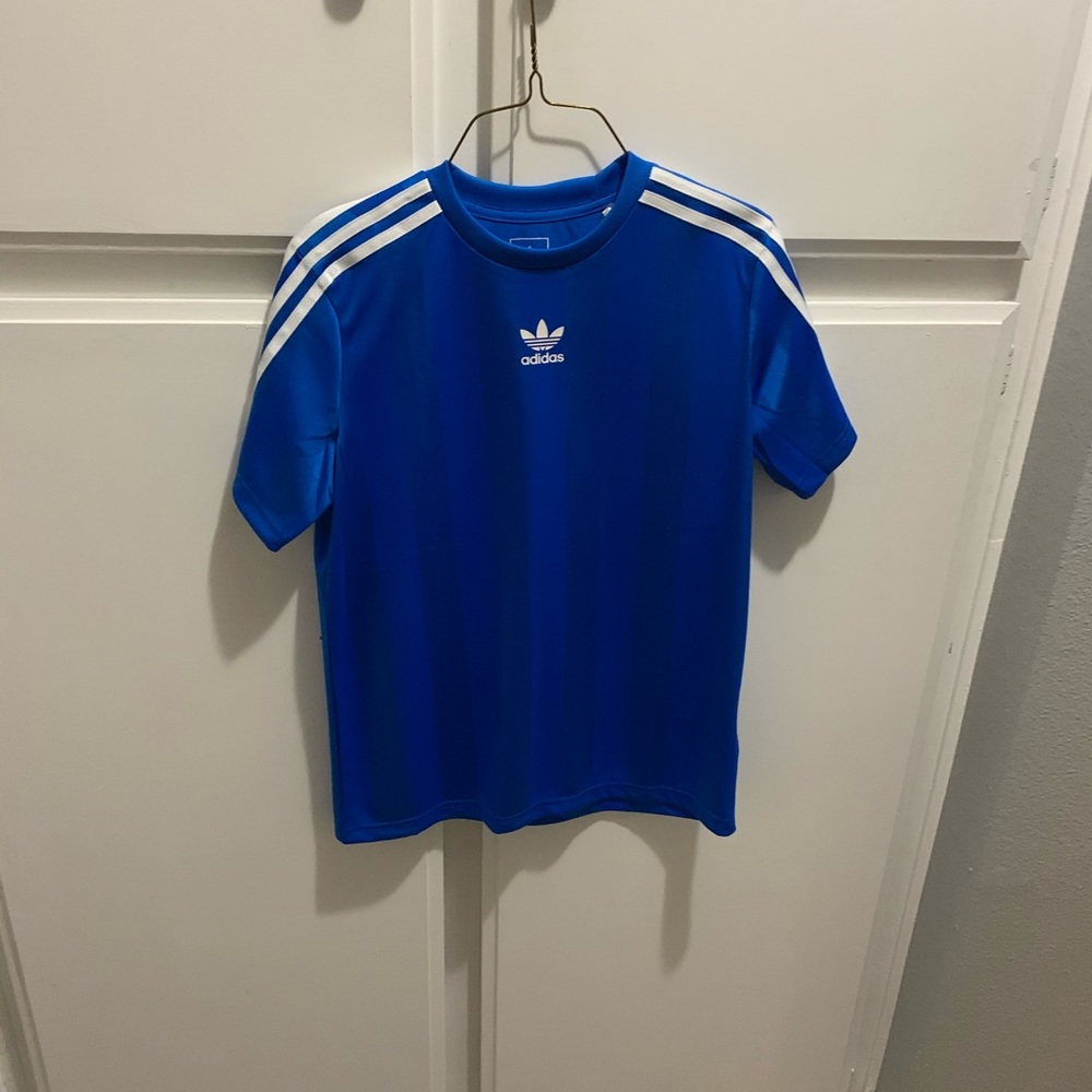 Blue adidas t-shirt